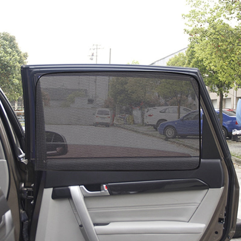Parasol magnético para coche, protección UV, cortina para ventana de coche, parasol de malla para ventana lateral, película protectora de verano para