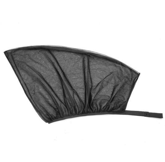 VENTA 4 piezas de parasol para ventana lateral delantera y trasera de coche, cubierta de malla, parasol aislante, tela antimosquitos, protector UV