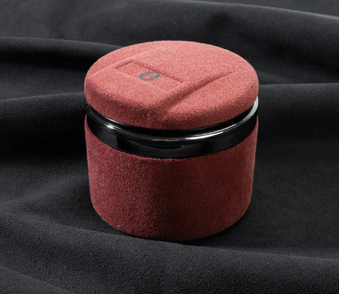 Adecuado para cenicero de coche AITO WENJIE M5 M7 M9 con tapa, material interior de gamuza anticenizas.