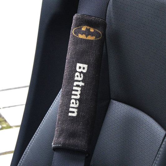 Almohadillas para el hombro para cinturones de seguridad de coche de superhéroe Batman