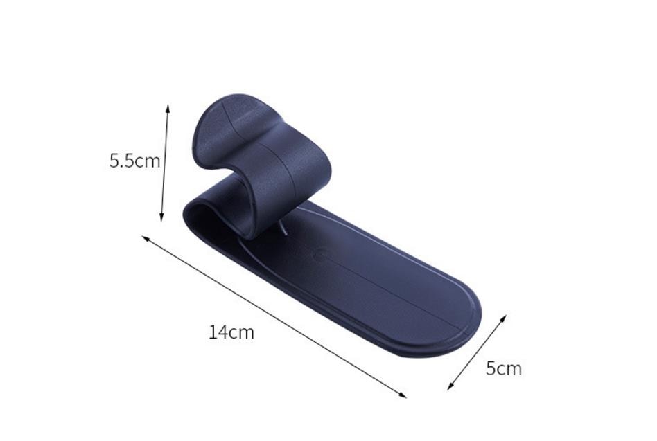 CHIZIYO - Gancho para paraguas autoadhesivo multifunción para el hogar y el coche, soporte para múltiples ganchos, sujetador de clip para asiento de c