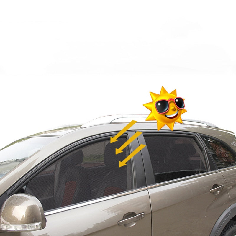 Parasol magnético para coche, protección UV, cortina para ventana de coche, parasol de malla para ventana lateral, película protectora de verano para