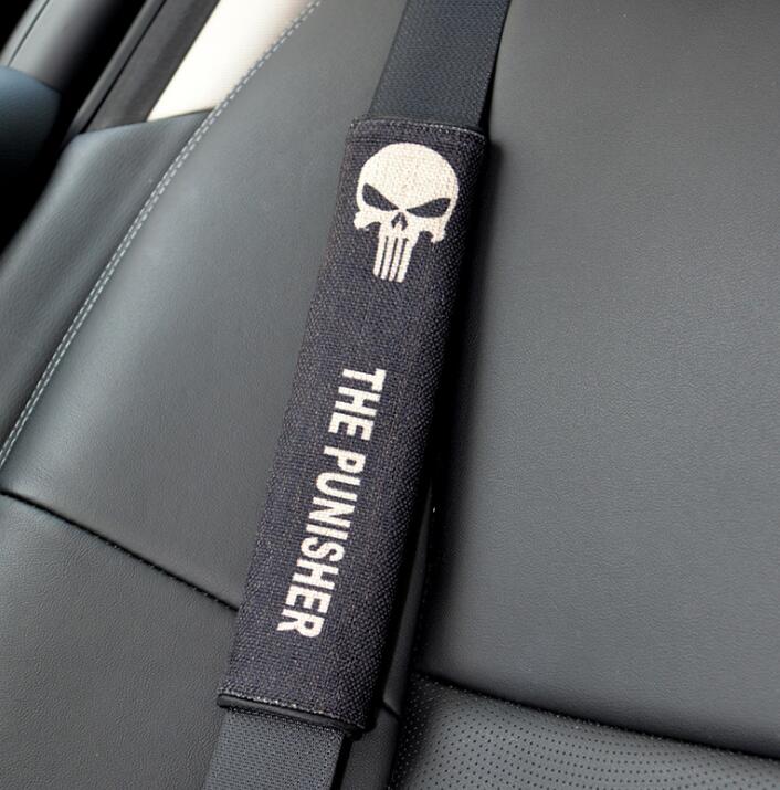 Almohadillas para el hombro para cinturones de seguridad de coche de superhéroe Batman