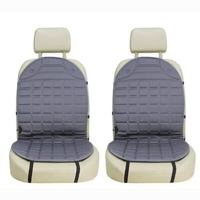 Funda de cojín para asiento de coche con calefacción de 12 V, calentador, cojín de invierno para el hogar, cojín de asiento con calefacción para condu
