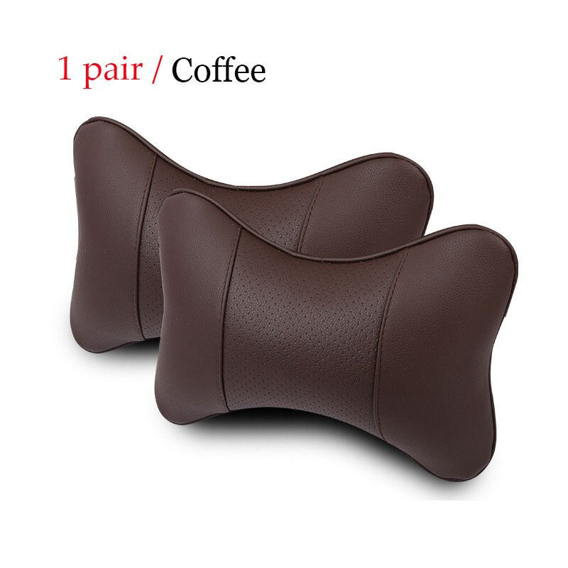 1 par de almohadas para reposacabezas de coche de material de lino de lujo, unisex, transpirables, universales para las 4 estaciones.