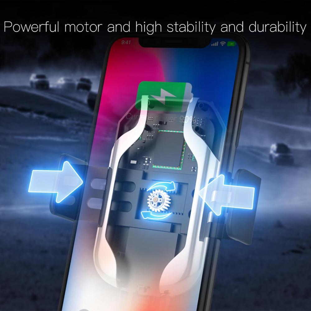 Cargador inalámbrico inteligente para coche JAKCOM CH2: ¡Gran oferta en soportes! Carga rápida Qi con indicador LED. Accesorios.