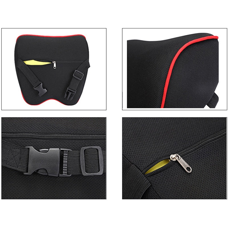 Almohada para reposacabezas de cuello de coche, accesorios para coche, cojín para asiento de automóvil, soporte para la cabeza, protector de cuello, r