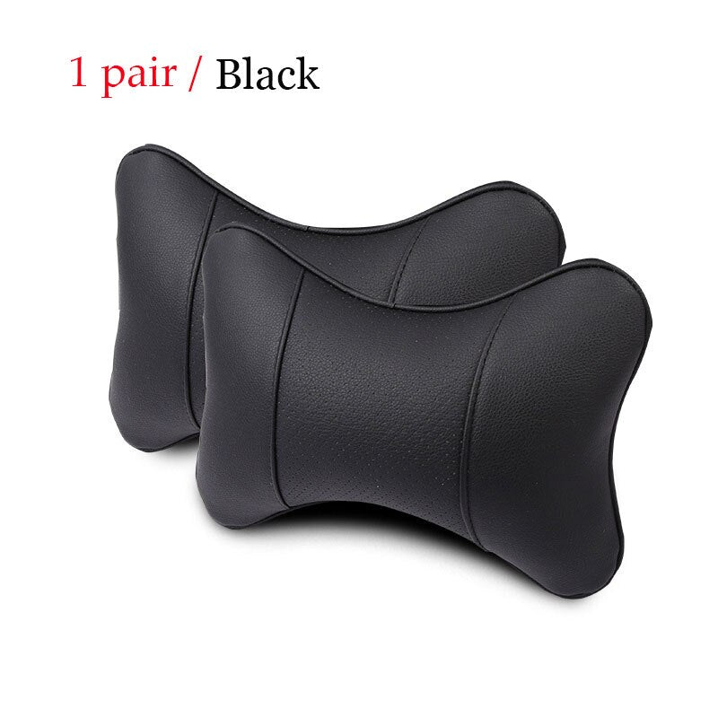 1 par de almohadas para reposacabezas de coche de material de lino de lujo, unisex, transpirables, universales para las 4 estaciones.