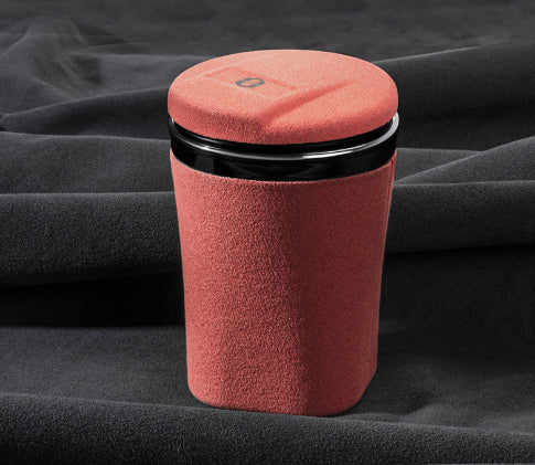 Adecuado para cenicero de coche AITO WENJIE M5 M7 M9 con tapa, material interior de gamuza anticenizas.