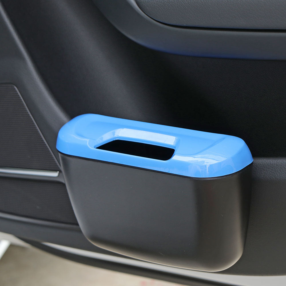 Mini cubo de basura para coche, contenedor de basura, caja de almacenamiento, contenedor de basura para coche, accesorios para coche