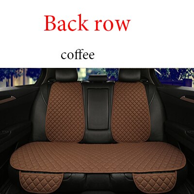 Cómoda funda protectora de lino para asiento de coche, cojín para asiento delantero o trasero, cojín trasero, accesorios para coche, apto para todos l