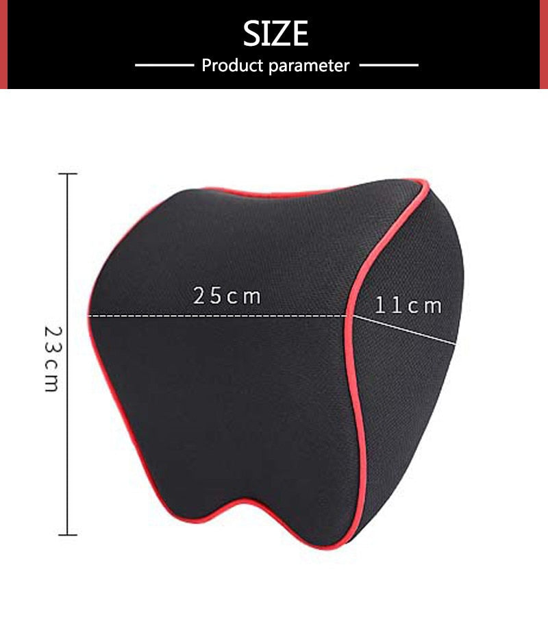 Almohada para reposacabezas de cuello de coche, accesorios para coche, cojín para asiento de automóvil, soporte para la cabeza, protector de cuello, r