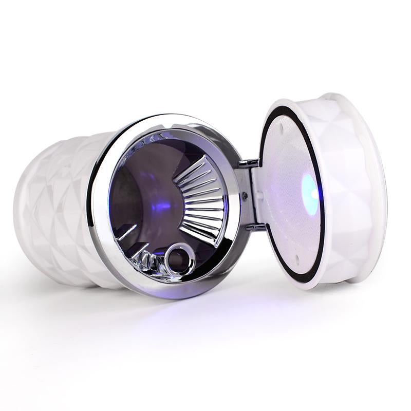 Cenicero de coche con luz LED de alta calidad para VW Golf y Audi A4, con clip para ventilación de coche.