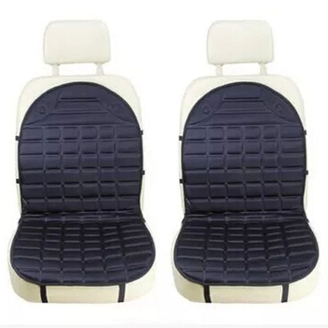 Funda de cojín para asiento de coche con calefacción de 12 V, calentador, cojín de invierno para el hogar, cojín de asiento con calefacción para condu