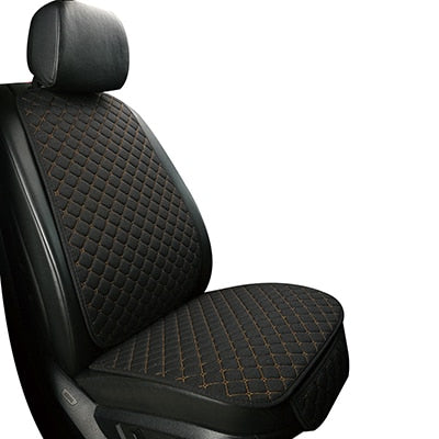 Cómoda funda protectora de lino para asiento de coche, cojín para asiento delantero o trasero, cojín trasero, accesorios para coche, apto para todos l