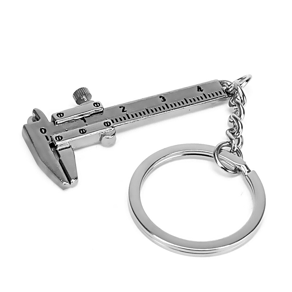 FORAUTO - Llavero con llave inglesa de acero inoxidable para coche, llavero de simulación de alta calidad, herramientas novedosas