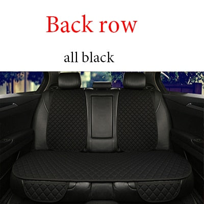 Cómoda funda protectora de lino para asiento de coche, cojín para asiento delantero o trasero, cojín trasero, accesorios para coche, apto para todos l