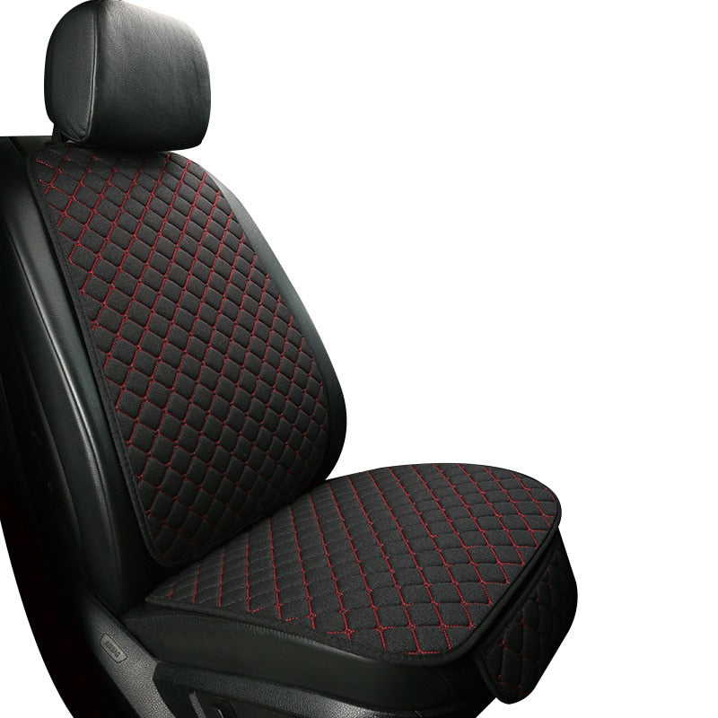 Cómoda funda protectora de lino para asiento de coche, cojín para asiento delantero o trasero, cojín trasero, accesorios para coche, apto para todos l