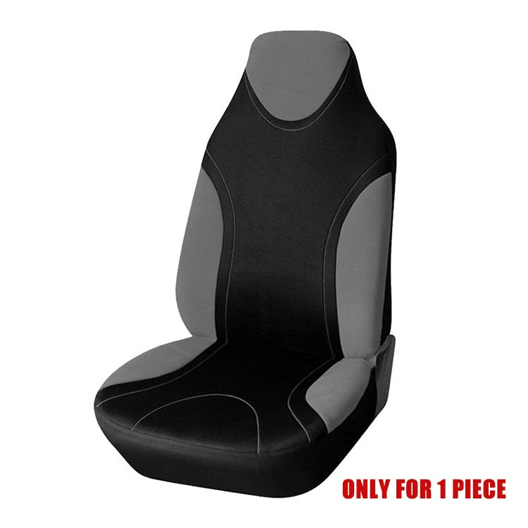 Fundas para asientos de coche compatibles con airbag, se adaptan a la mayoría de coches, camiones, SUV o furgonetas, 100 % transpirables con tela de p