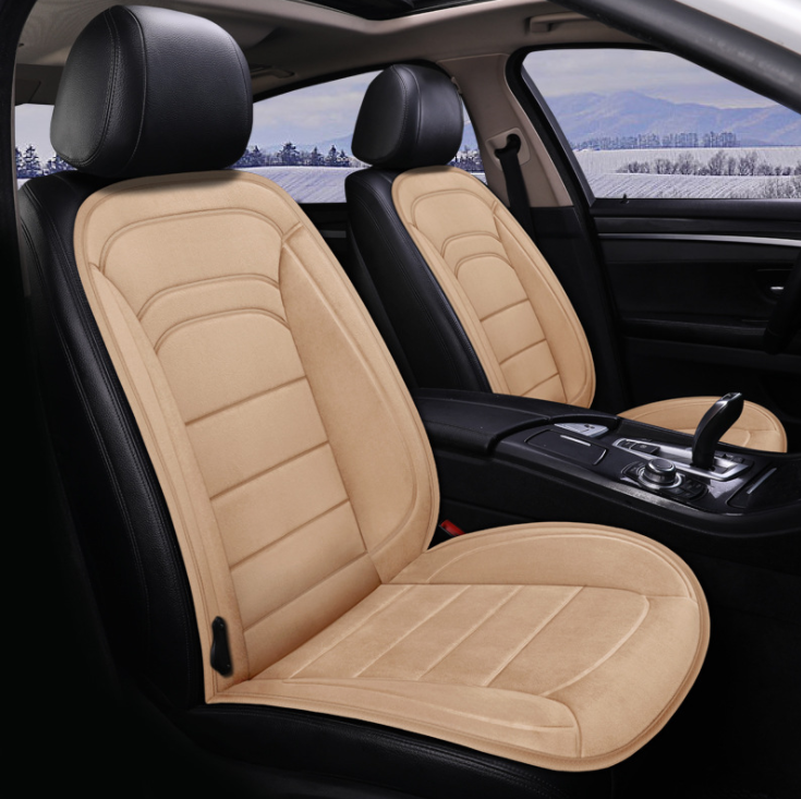 Funda de asiento de coche con calefacción de 12 V La capa en el asiento del coche Calefacción de asientos Funda universal para automóvil Protector de
