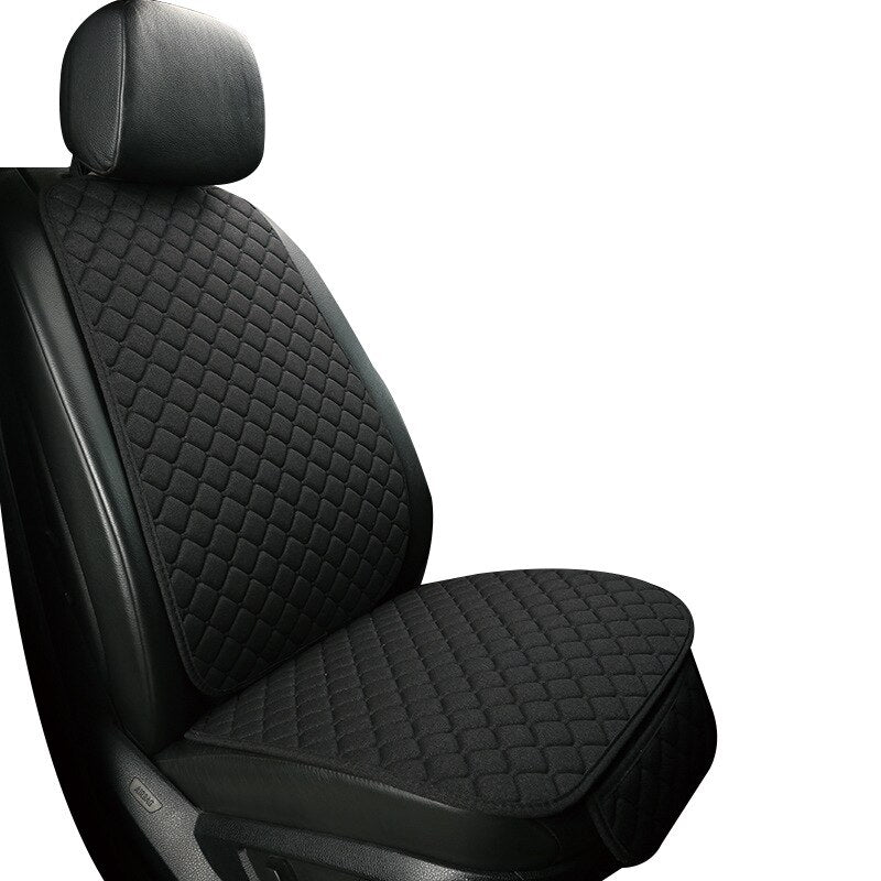 Cómoda funda protectora de lino para asiento de coche, cojín para asiento delantero o trasero, cojín trasero, accesorios para coche, apto para todos l
