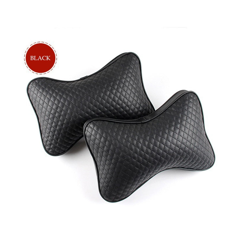 1 par de almohadas para reposacabezas de coche de material de lino de lujo, unisex, transpirables, universales para las 4 estaciones.
