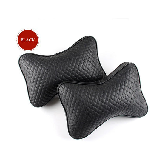 1 par de almohadas para reposacabezas de coche de material de lino de lujo, unisex, transpirables, universales para las 4 estaciones.