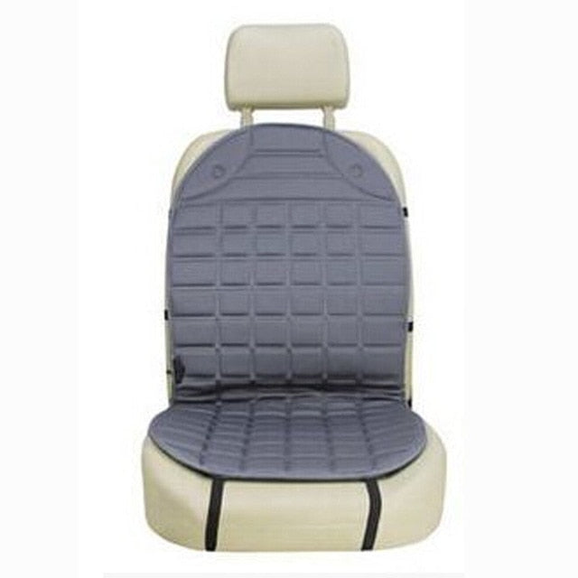Funda de cojín para asiento de coche con calefacción de 12 V, calentador, cojín de invierno para el hogar, cojín de asiento con calefacción para condu
