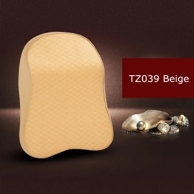 1 almohada de espuma viscoelástica para reposacabezas de asiento de coche, bonita y sólida, para el descanso del cuello, soporte para la cintura y la