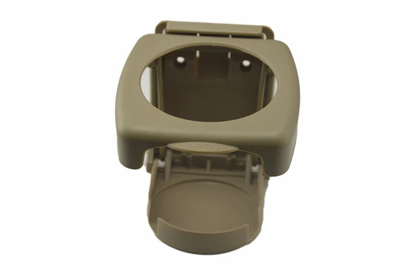 Portavasos plegable universal para coche de alta calidad, color negro