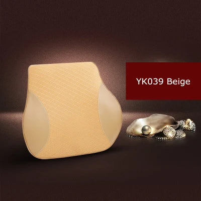 1 almohada de espuma viscoelástica para reposacabezas de asiento de coche, bonita y sólida, para el descanso del cuello, soporte para la cintura y la