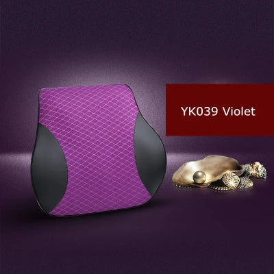1 almohada de espuma viscoelástica para reposacabezas de asiento de coche, bonita y sólida, para el descanso del cuello, soporte para la cintura y la