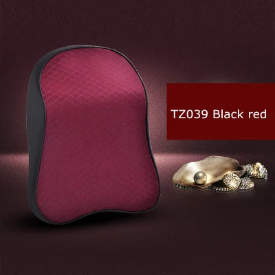 1 almohada de espuma viscoelástica para reposacabezas de asiento de coche, bonita y sólida, para el descanso del cuello, soporte para la cintura y la
