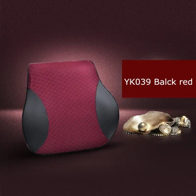 1 almohada de espuma viscoelástica para reposacabezas de asiento de coche, bonita y sólida, para el descanso del cuello, soporte para la cintura y la