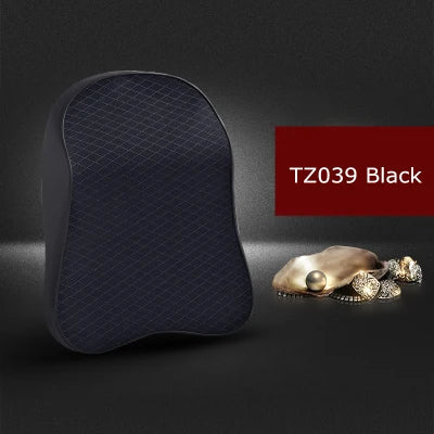 1 almohada de espuma viscoelástica para reposacabezas de asiento de coche, bonita y sólida, para el descanso del cuello, soporte para la cintura y la