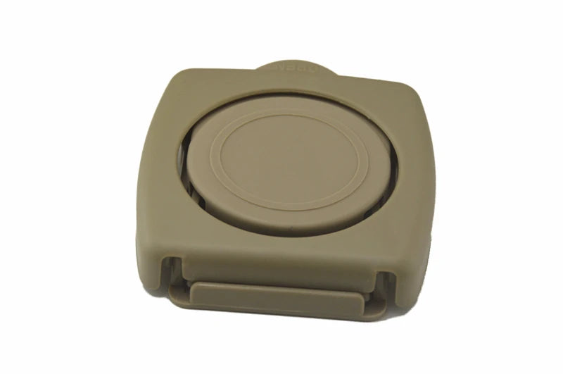 Portavasos plegable universal para coche de alta calidad, color negro