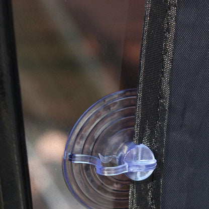 5 parasoles de malla fotocatalizadora 3D para ventana de coche, cortina parasol para coche
