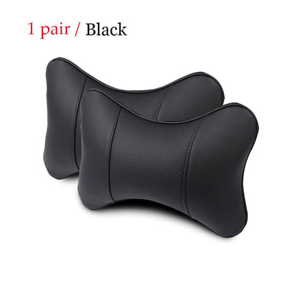 1 par de almohadas para reposacabezas de coche de material de lino de lujo, unisex, transpirables, universales para las 4 estaciones.