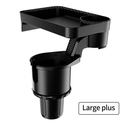 Plato giratorio de 360 grados para coche, ideal para bebidas, café, hamburguesas, vasos de agua, etc.