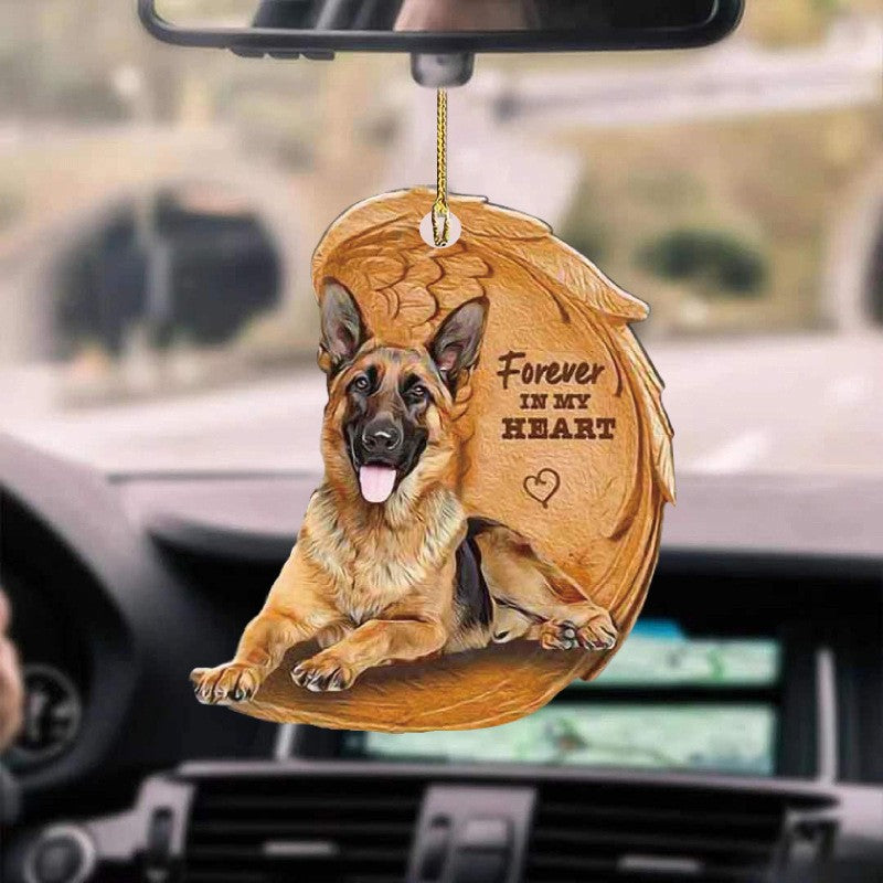 Adornos colgantes de acrílico para perros, accesorios para coche, decoración interior, colgante creativo y bonito para coche.