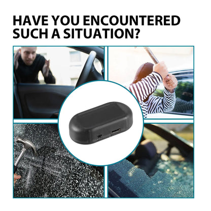 Dispositivo antirrobo para coche, luz LED de alarma antirrobo de inducción con destellos de explosión para reinstalación de cableado.