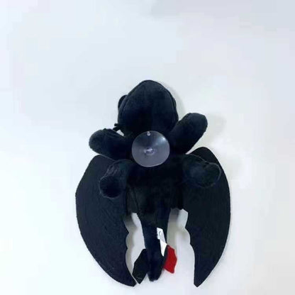 Casco sin dientes con ventosa para motocicleta, motocicleta, techo, tragaluz, decoración de Furia Nocturna