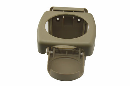 Portavasos plegable universal para coche de alta calidad, color negro